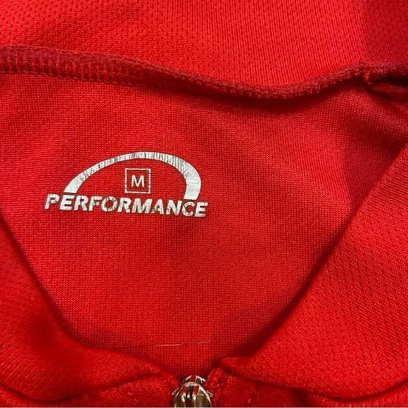 Men’s Performance Brand Red Long Sleeved Cycling Jersey Size Medium - Picture 6 of 10